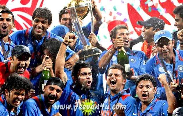 World Cup Cricket 2011 India Celebrations